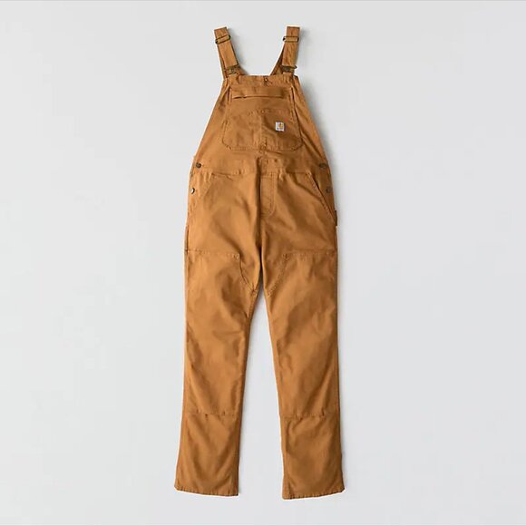 NWT Carhartt Loose Fit Brown Overalls Size Med - Picture 8 of 12